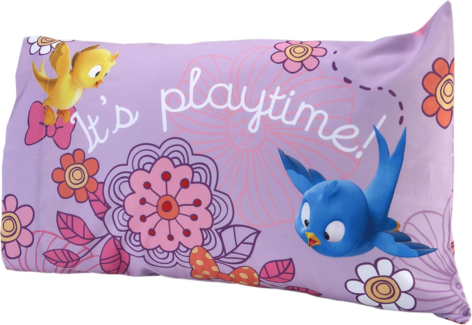 Disney 4 Piece Minnie's Fluttery Friends Toddler Bedding Set, Lavender - Image 6